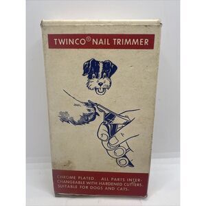 Vtg Twinco Nail Trimmer‎ Made in USA No. 400 Winsted Company Original Box